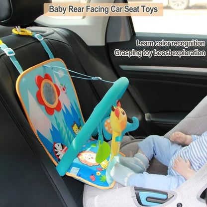 Car Seat Toys for Baby Infant Activity Center Carseat Toys Baby Crib Stroller Hanging Rattles Toys Baby Sensory Toys 0 12 Months - Merit Sell
