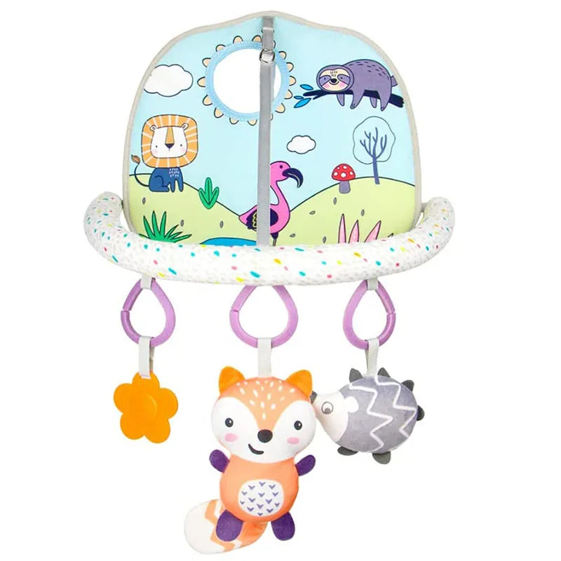 Car Seat Toys for Baby Infant Activity Center Carseat Toys Baby Crib Stroller Hanging Rattles Toys Baby Sensory Toys 0 12 Months - Merit Sell