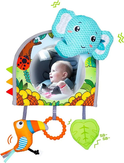 Car Seat Toys for Baby Infant Activity Center Carseat Toys Baby Crib Stroller Hanging Rattles Toys Baby Sensory Toys 0 12 Months - Merit Sell