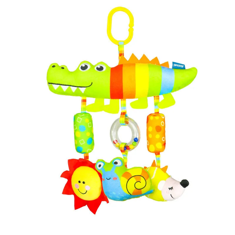 Car Seat Toys for Baby Infant Activity Center Carseat Toys Baby Crib Stroller Hanging Rattles Toys Baby Sensory Toys 0 12 Months - Merit Sell