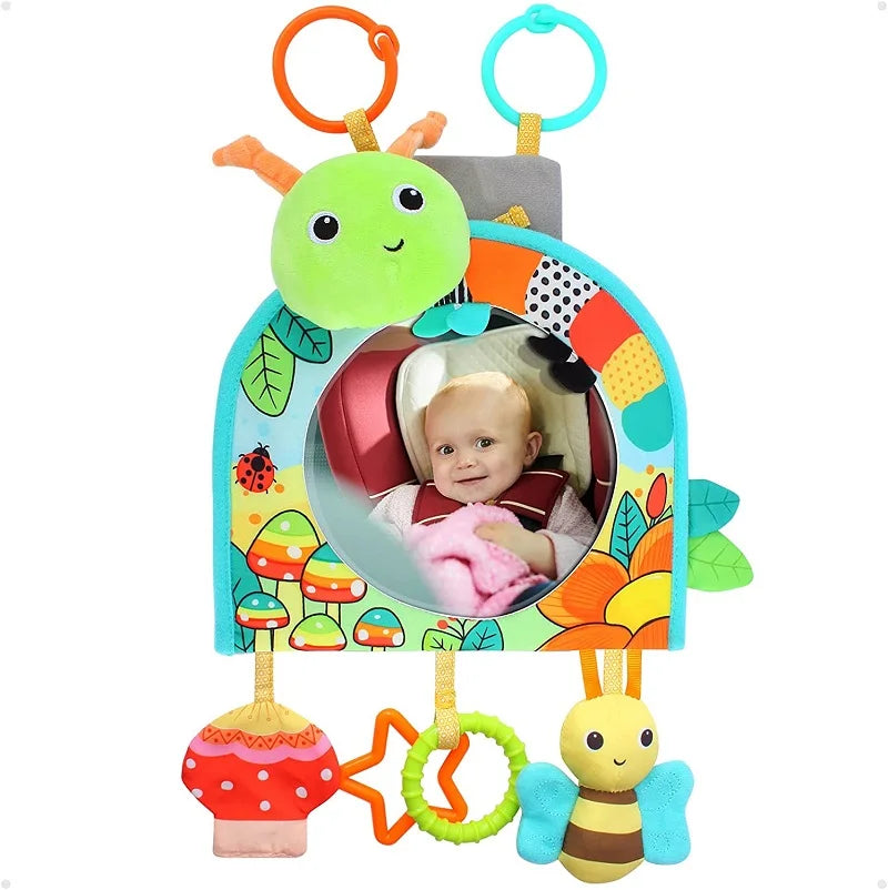 Car Seat Toys for Baby Infant Activity Center Carseat Toys Baby Crib Stroller Hanging Rattles Toys Baby Sensory Toys 0 12 Months - Merit Sell