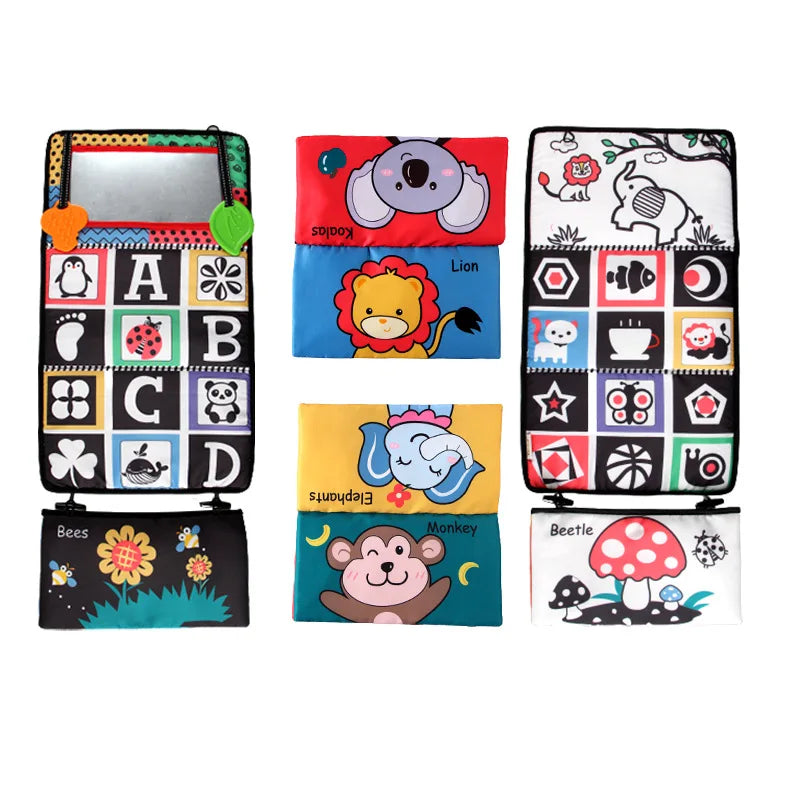 Car Seat Toys for Baby Infant Activity Center Carseat Toys Baby Crib Stroller Hanging Rattles Toys Baby Sensory Toys 0 12 Months - Merit Sell