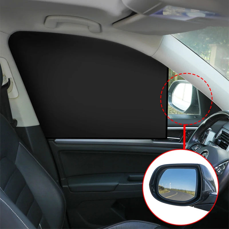Car Side Window Sun Shade Magnetic UV Blocking Car Curtain Summer Anti-Glare Sun Protection Auto Sunshade for Personal Privacy - Merit Sell