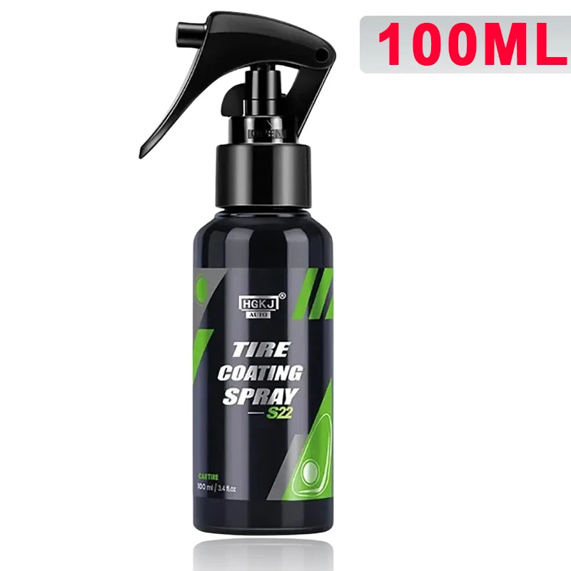 Car Tyre Gloss 50/100ML Tire Coating Spray Hydrophobic Sealant Wax For Car Auto Tire Refurbishing Agent Cleaner Coating Spraying - Merit Sell