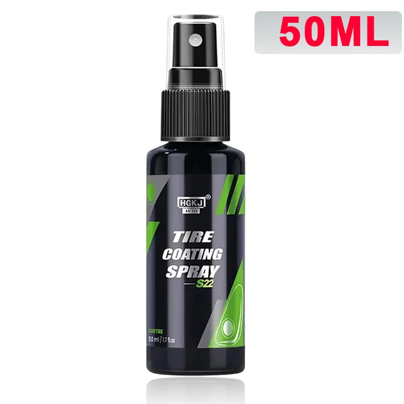 Car Tyre Gloss 50/100ML Tire Coating Spray Hydrophobic Sealant Wax For Car Auto Tire Refurbishing Agent Cleaner Coating Spraying - Merit Sell