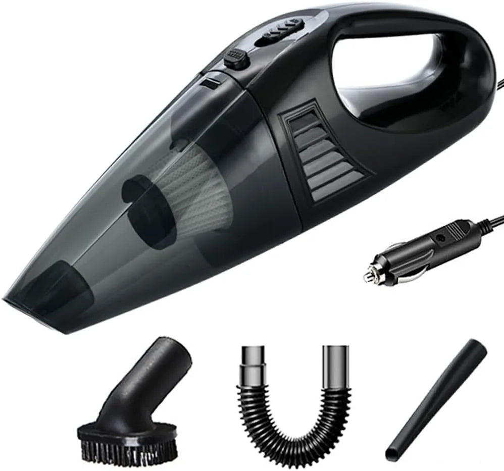 Car Vacuum Cleaner-High-Power 12V Handheld Portable with Wired Design-Removes Dust,Food, Sand,and Dog Hair-Perfect for Cars - Merit Sell