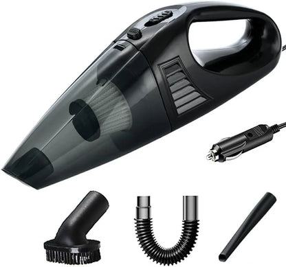 Car Vacuum Cleaner-High-Power 12V Handheld Portable with Wired Design-Removes Dust,Food, Sand,and Dog Hair-Perfect for Cars - Merit Sell