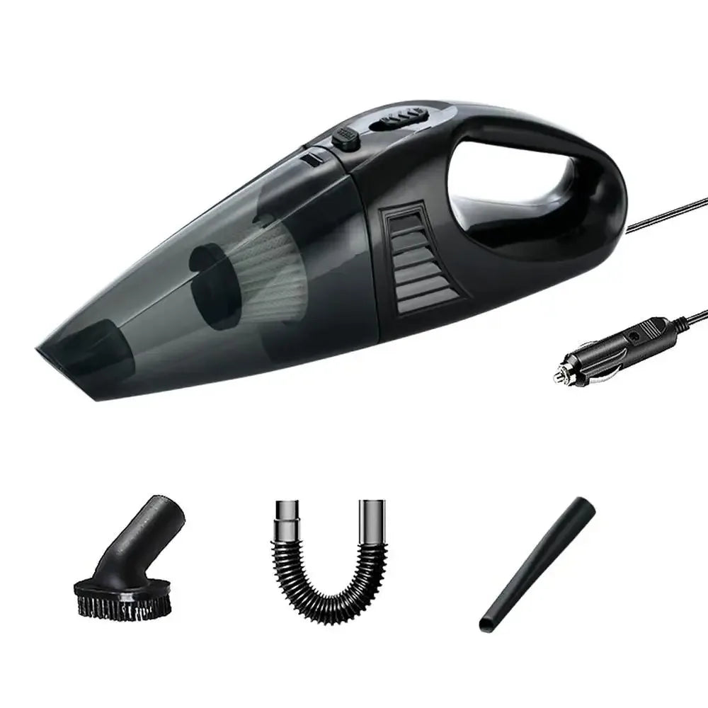 Car Vacuum Cleaner-High-Power 12V Handheld Portable with Wired Design-Removes Dust,Food, Sand,and Dog Hair-Perfect for Cars - Merit Sell