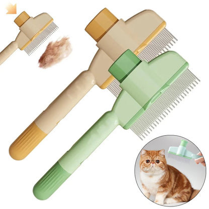 Cat Grooming Massage Brush Pet Comb Professional Open Knot Pet Hair Removal Brush Durable kitten comb Pet Accessories - Merit Sell