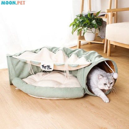 Cat Tunnel Four Seasons Universal Cat Toy for Convenient Storage and Folding Little Cat Supplies - Merit Sell