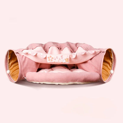 Cat Tunnel Four Seasons Universal Cat Toy for Convenient Storage and Folding Little Cat Supplies - Merit Sell
