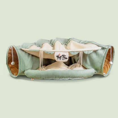 Cat Tunnel Four Seasons Universal Cat Toy for Convenient Storage and Folding Little Cat Supplies - Merit Sell