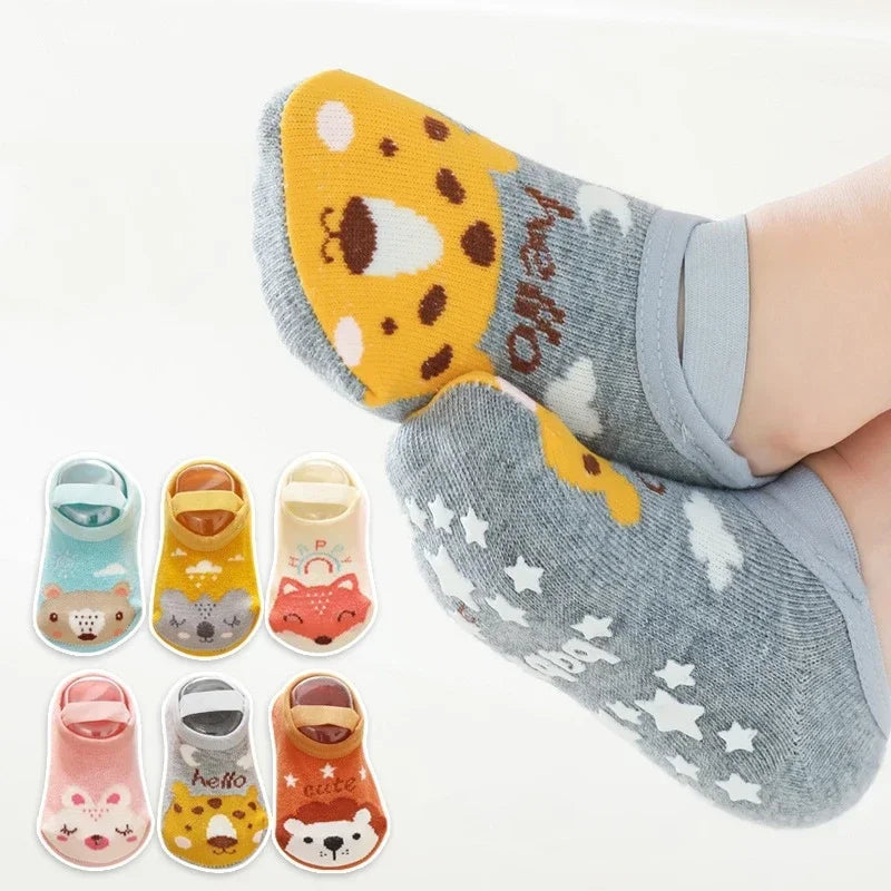 Children Ankle Socks Boys Girls Trampoline Socks Cotton Soft Baby Comfortable Boat Sock Kids Floor Sport Clothing Accessories - Merit Sell