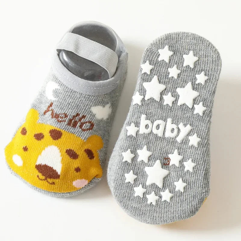 Children Ankle Socks Boys Girls Trampoline Socks Cotton Soft Baby Comfortable Boat Sock Kids Floor Sport Clothing Accessories - Merit Sell