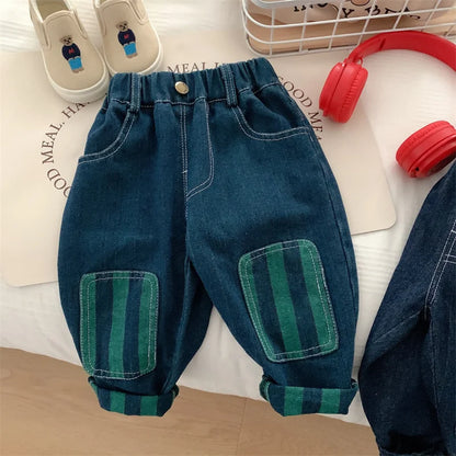 Children Pants 2025 Autumn Winter Trousers for Kids Stripe Casual Pants for Boys Girls Joggers Toddler Baby Clothing 1-6years - Merit Sell
