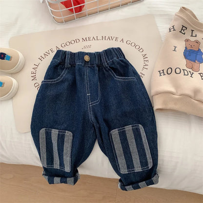 Children Pants 2025 Autumn Winter Trousers for Kids Stripe Casual Pants for Boys Girls Joggers Toddler Baby Clothing 1-6years - Merit Sell