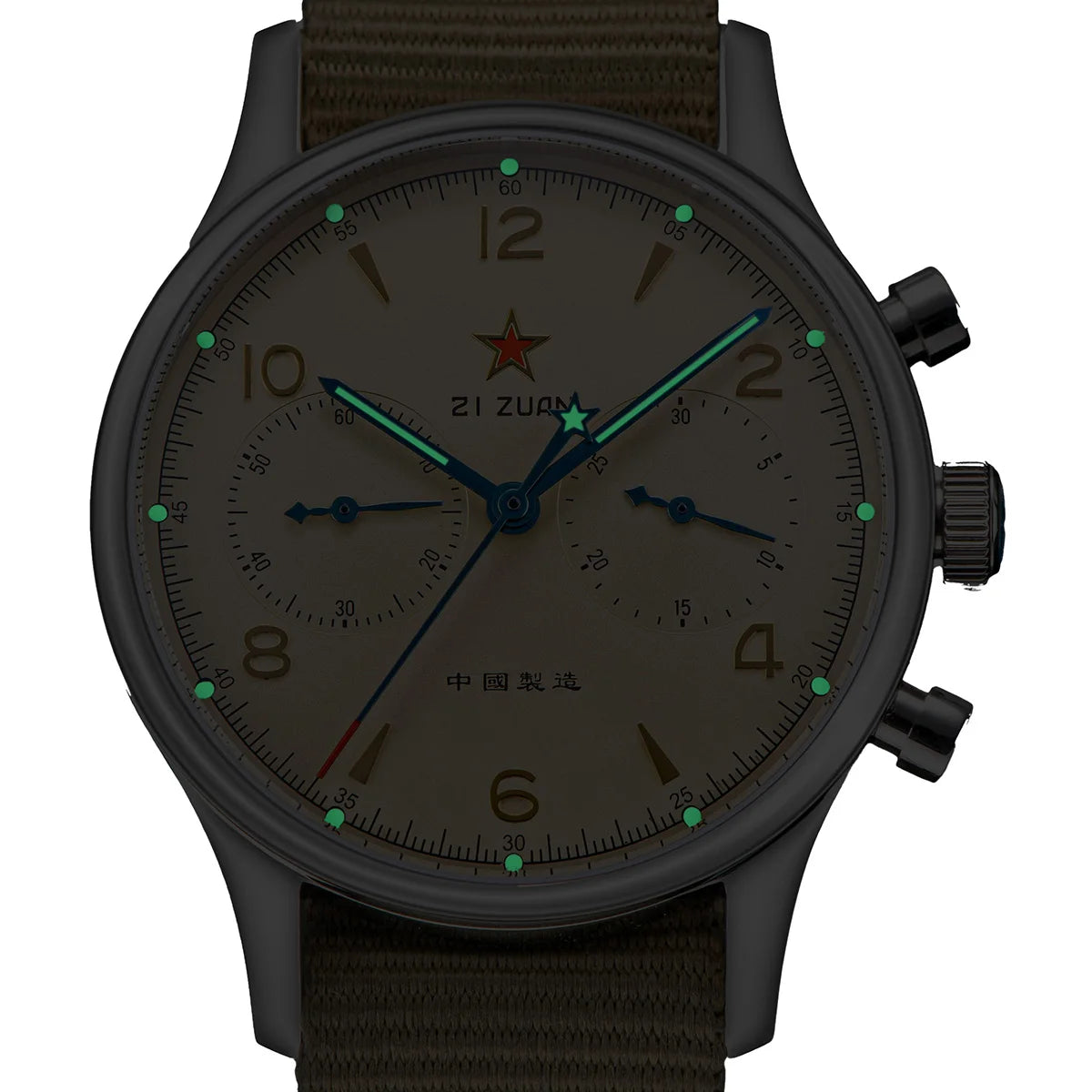 China 1963 Polit Chronograph Watch 40mm Aviation for Men Original ST1901 Movement Gooseneck Mechanical Sapphire 38 Reloj Homber - Merit Sell