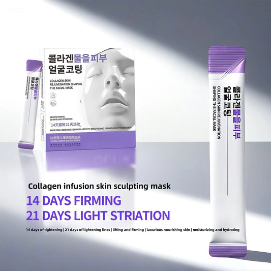 Collagen skin filling plastic facial mask lifts, tightens, lightens lines, moisturizes Merit Sell