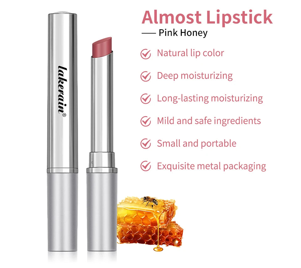 Colorless Pink Honey Lip Balm Lipstick Long-lasting Hygienic Moisturizing Lip Gloss Plumper Nourish Makeup Lip Care Cosmetics - Merit Sell