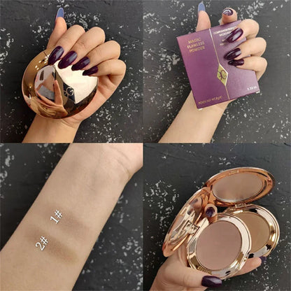 Contour Palette with Mirror Shadow Powder Bronzer Three-Dimensional Nose Shadow Repair Powder Facial Concealer Cosmetics Makeup - Merit Sell