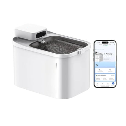 Cordless Cat Water Fountain, 105 Fl Oz/3L Pet Water Fountain Automatic Cat Water Dispenser - Merit Sell