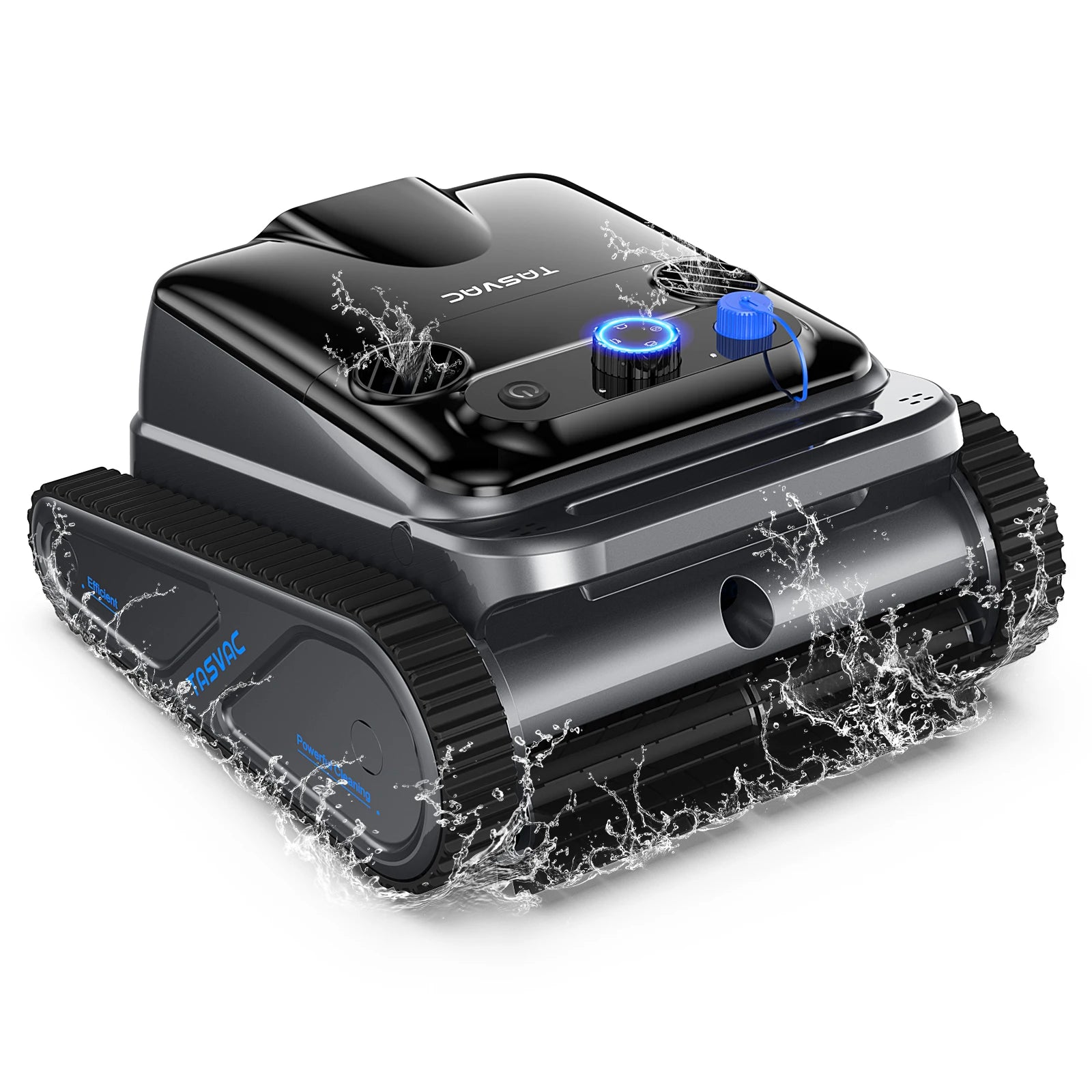 Cordless Robotic Pool Cleaner, Pool Vacuum for Inground Pools with 4 Motors, Wall & Waterline Cleaning, 300min Battery Life - Merit Sell