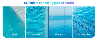 Cordless Robotic Pool Cleaner, Pool Vacuum for Inground Pools with 4 Motors, Wall & Waterline Cleaning, 300min Battery Life - Merit Sell