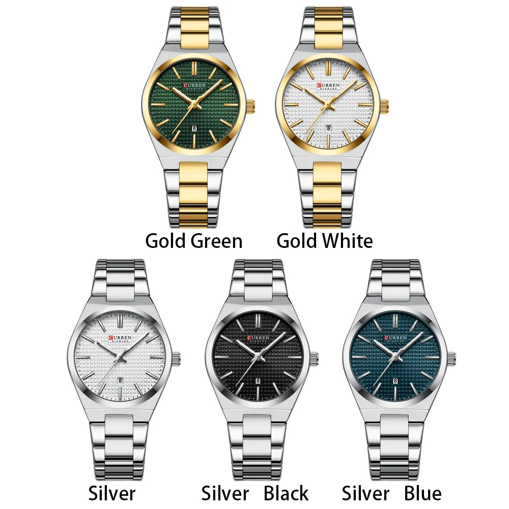 Curren 8439L Women Watch Casual Quartz 3-Hand Wristwatches Casual Luxury Waterproof Date Gifts For Girls - Merit Sell