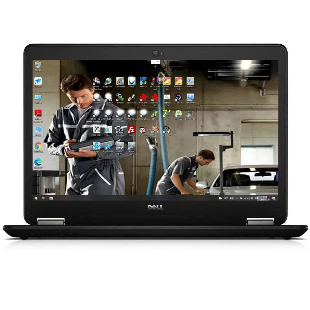 DELL E7450 Core i5 8GB RAM HDD/SSD Diagnostic Rugged Laptop for Mb Star C4/C5/C6 or ICOM NEXT/A2/A3 and 5054 Diagnostic Tool - Merit Sell