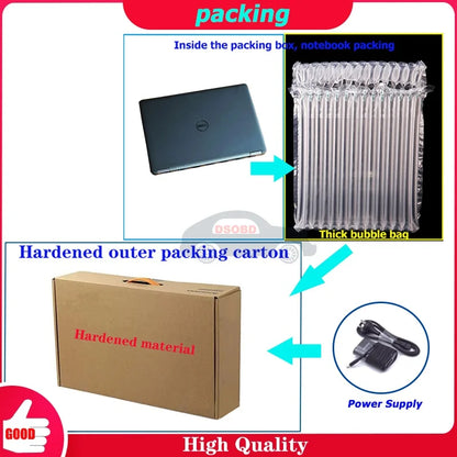 DELL E7450 Core i5 8GB RAM HDD/SSD Diagnostic Rugged Laptop for Mb Star C4/C5/C6 or ICOM NEXT/A2/A3 and 5054 Diagnostic Tool - Merit Sell