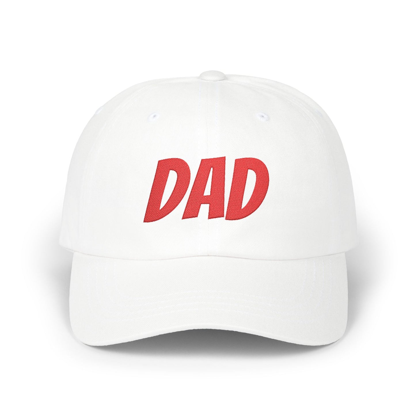 Dad Cap — Embroidered "DAD" Front with "My Favorite" Back | Classic Baseball Hat for Fathers, Father's Day Gift
