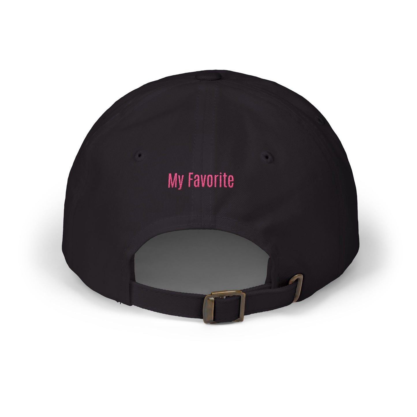 Dad Cap — Embroidered "DAD" Front with "My Favorite" Back | Classic Baseball Hat for Fathers, Father's Day Gift