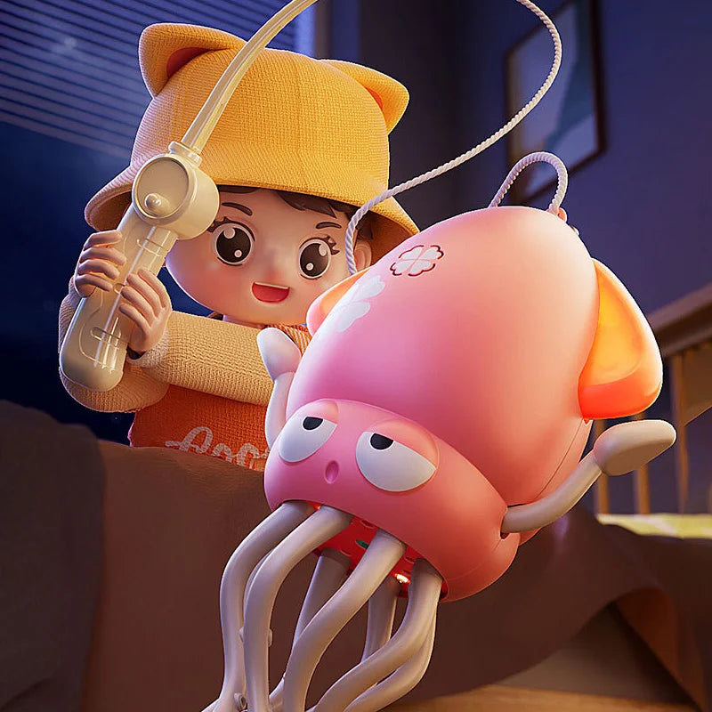 Dancing Octopus Kid Electronic Pet Toys Cartoon Interactive Development Moving Education Toddler Toy Gift - Merit Sell