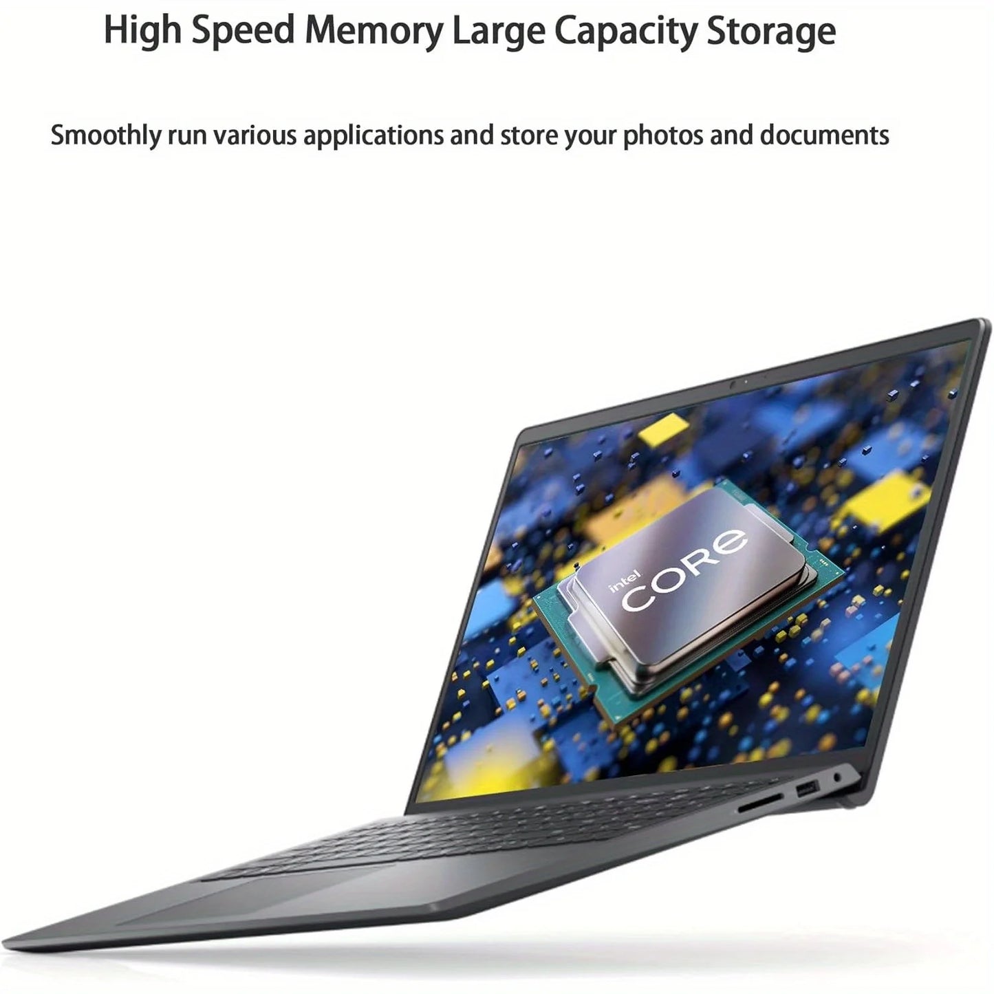 Dell Inspiron 15.6" Business Laptop,Intel Core i3-1215U,32GB RAM,2TB SSD,‎Intel UHD Graphics,Black - Merit Sell