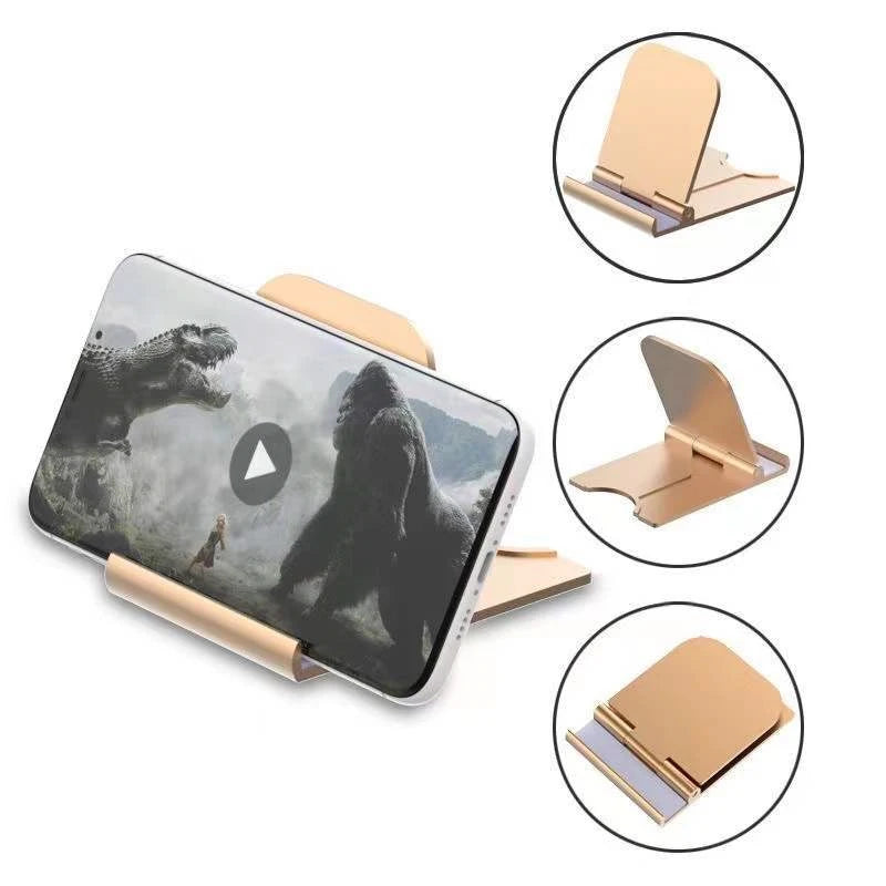 Desk Stand For Mobile Phone Portable Foldable CellPhone Stand Holder Desktop Bracket For iPhone 15 14 13 Pro Max iPad Smartphone - Merit Sell