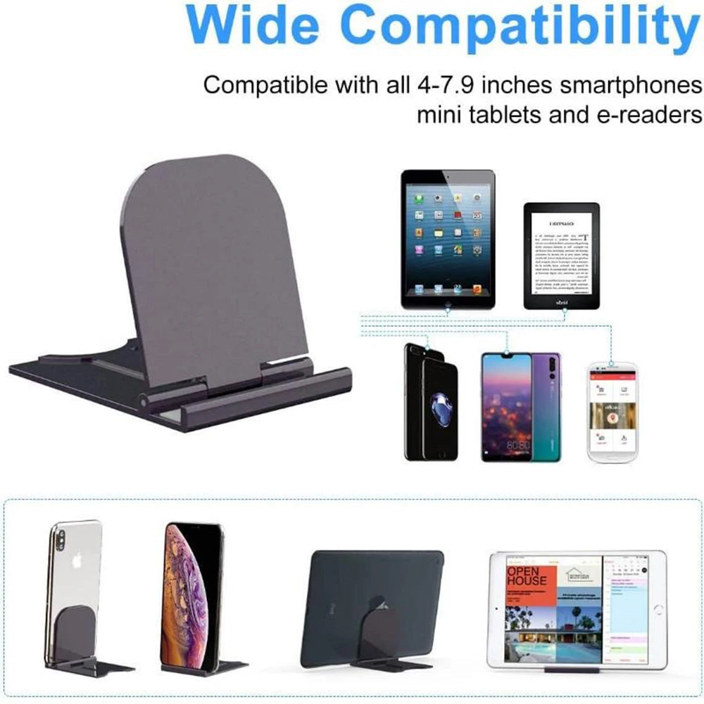 Desk Stand For Mobile Phone Portable Foldable CellPhone Stand Holder Desktop Bracket For iPhone 15 14 13 Pro Max iPad Smartphone - Merit Sell