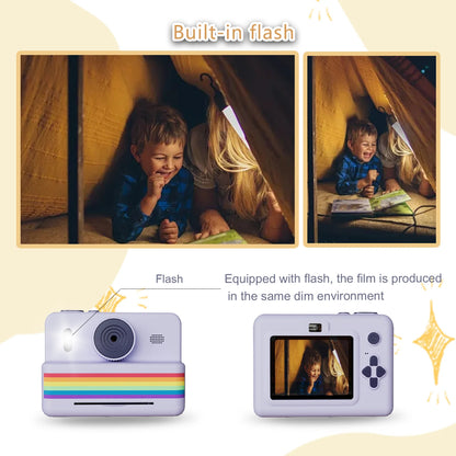 Digital Children Camera For Photography Mini Printer Portable Thermal Instant Print Photo Kids Camera 2.8inch HD Video Toy Gifts - Merit Sell