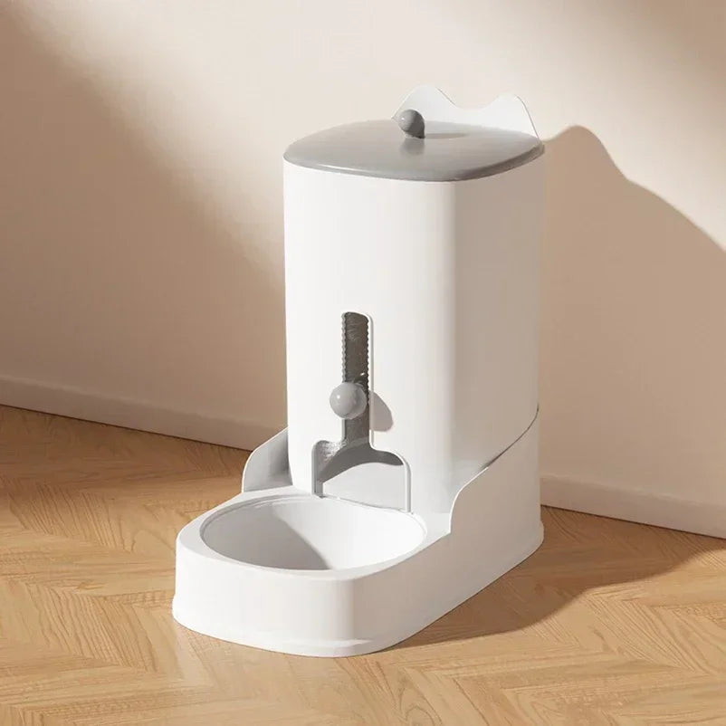 Dog Cat Water Fountain Large Capacity Pet Feeder Cat Food Bowl Gravity Food Feeder Gravity Water Fountain Cat Accessories - Merit Sell