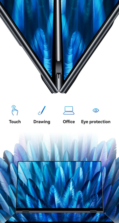 EHOMEWEI Dual Screen Portable Monitor X Series Drive-free Phone-touch FHD 2K 15.6“ 16“ For Laptop Windows Macbook - Merit Sell