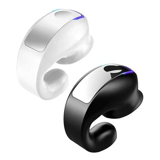 Ear Clip Headphones Waterproof Wireless Earbuds 6Hrs Playback HD Stereo Audio Over-Ear Earphones Built-in Mic For Sports - Merit Sell