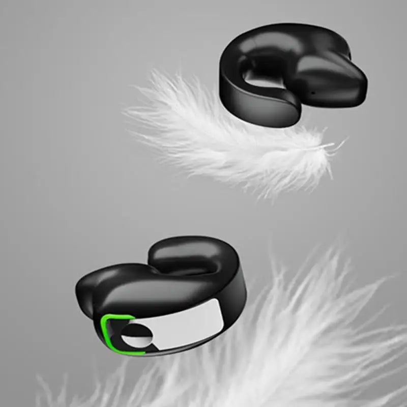 Ear Clip Headphones Waterproof Wireless Earbuds 6Hrs Playback HD Stereo Audio Over-Ear Earphones Built-in Mic For Sports - Merit Sell