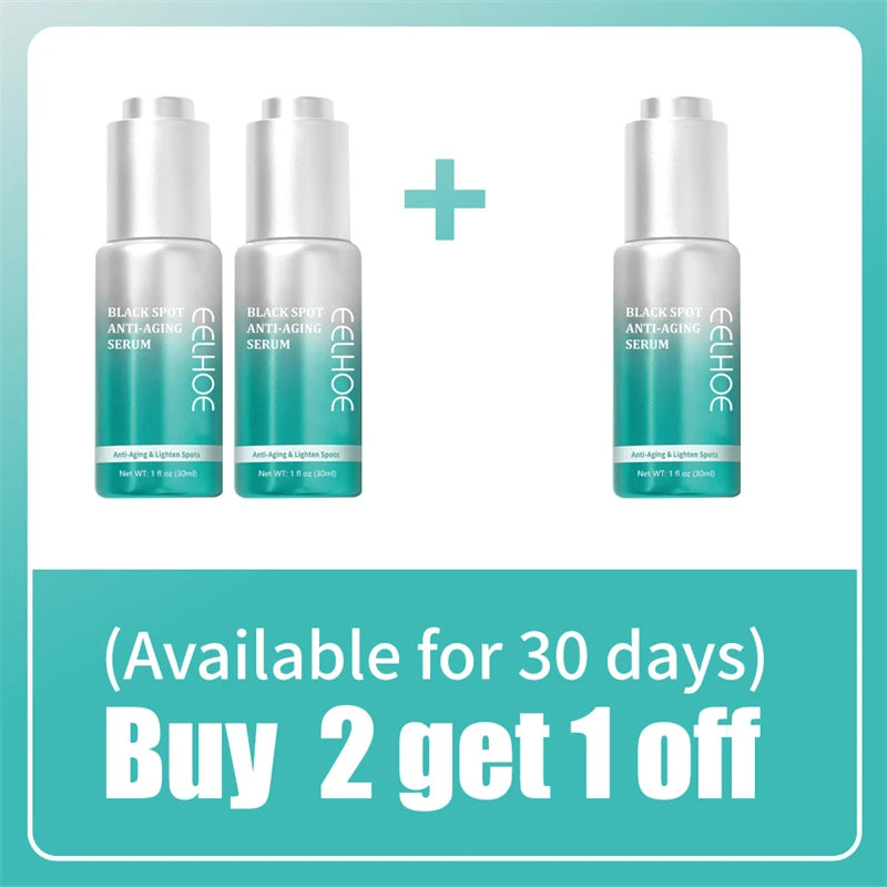Effective Whitening Serum Remove Dark Spots Freckle Essence Anti-Aging Fade Pigmentation Melasma Brighten Beauty Face Skin Care - Merit Sell