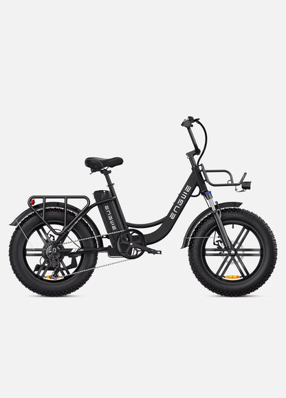 Electric Bicycle ENGWE L20 250W 48V 13AH Motor Battery 20*4.0inch Fat Tire Ebike 140km Mileage Adult Mountain City Electric Bike - Merit Sell
