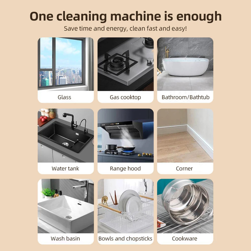 Electric Cleaning Brush Set Portable Cordless Electric Spin Scrubber Waterproof Digital Display Handheld Scrubber for Kitchen - Merit Sell