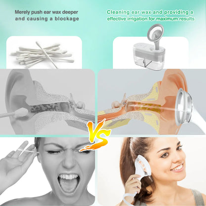 Electric Ear Water Cleaner For Adults Children Earwax Ear Wax Removal Irrigation System Ear Washer Cleaning Ear Cleaner Kit - Merit Sell