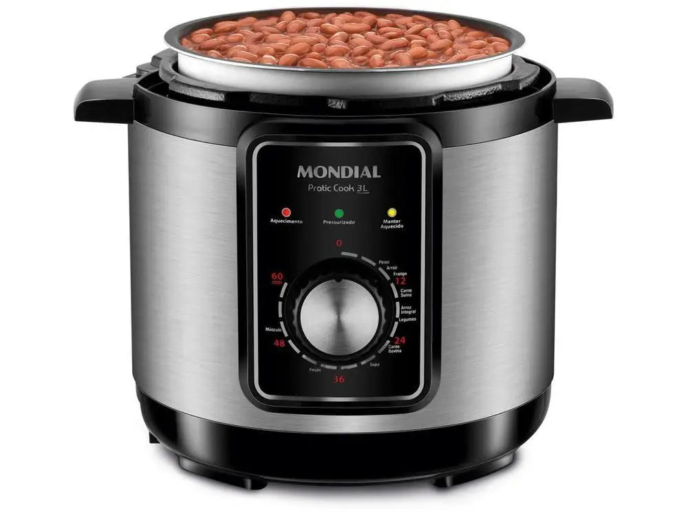 Electric Pressure Cooker Mondial 3L 700W - 220V - Merit Sell