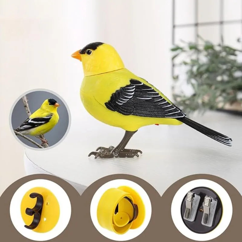 Electric Singing Bird Toy Cute Interactive Bird Toy Simulation Electronic Bird Toys for Kids with Motion & Sound Control - Merit Sell