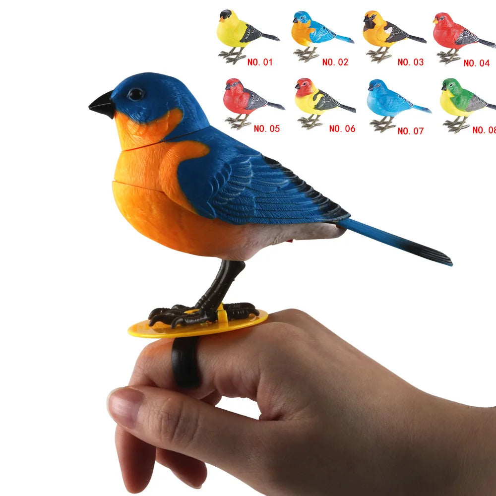 Electric Singing Bird Toy Cute Interactive Bird Toy Simulation Electronic Bird Toys for Kids with Motion & Sound Control - Merit Sell