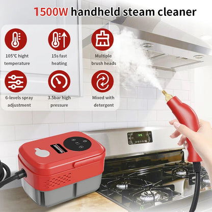 Electric Steam Cleaner High Pressure and High Temperature Handheld Sterilization Steam Cleaner For Home Kitchen Hood Cleaning - Merit Sell