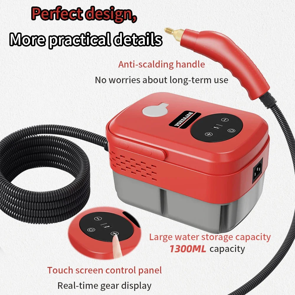 Electric Steam Cleaner High Pressure and High Temperature Handheld Sterilization Steam Cleaner For Home Kitchen Hood Cleaning - Merit Sell